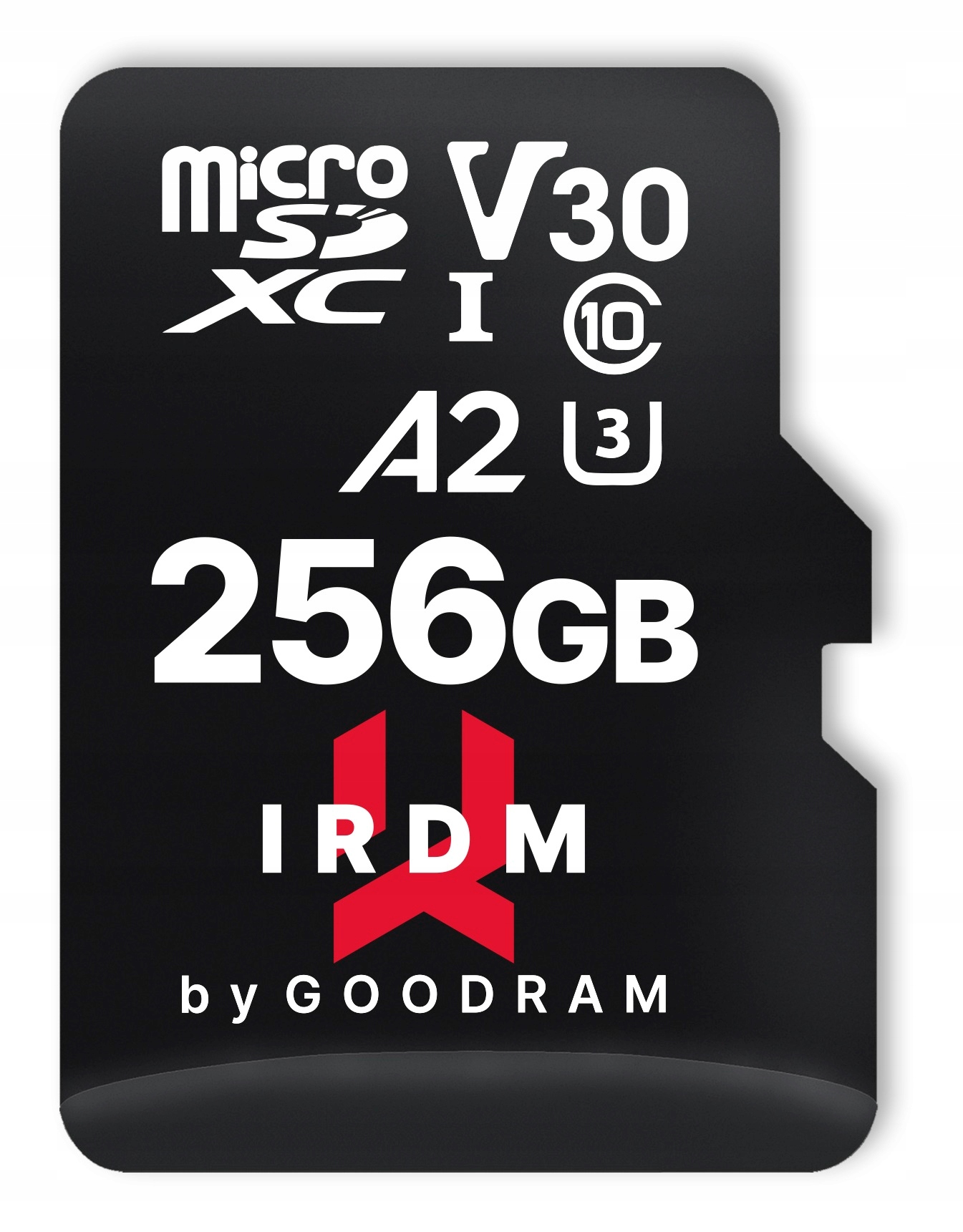 Karta pamięci Goodram Irdm 256GB U3 A2 adapter