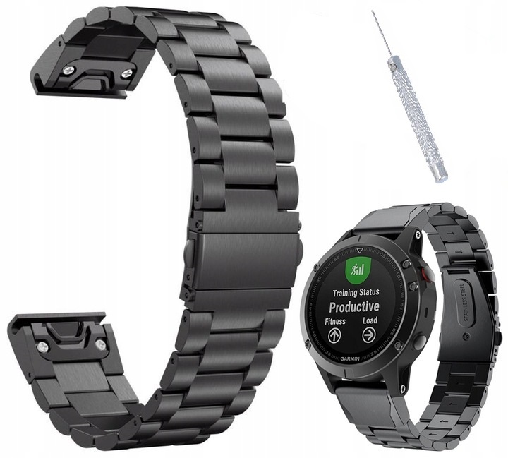 Garmin Fenix Stainless Steel Band Strap Garmin Fenix Stainless