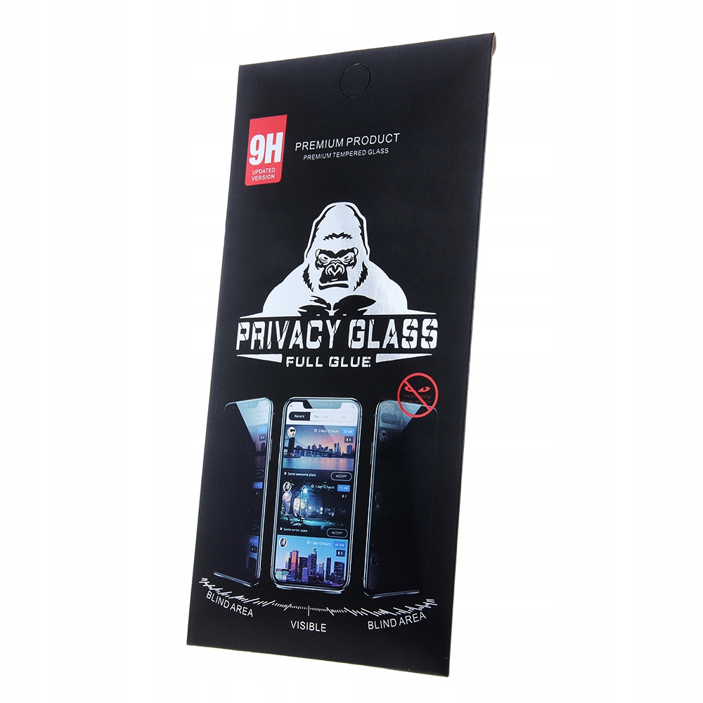 do iPHONE 15 PRO MAX SZKŁO HARTOWANE 3d FULL GLUE PRIVACY PRYWATYZUJĄCE Typ 2,5D