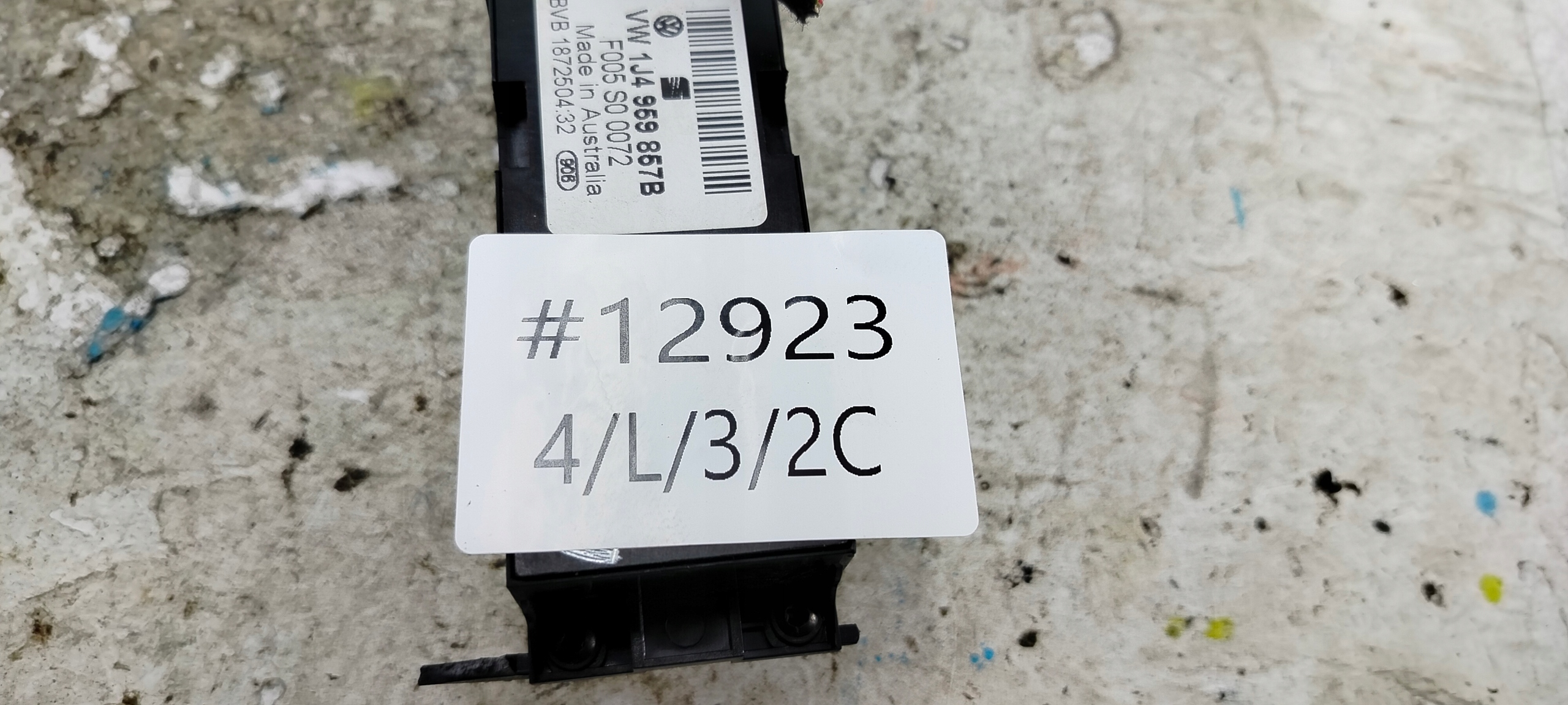 window control switch VOLKSWAGEN BORA 1J4959857B