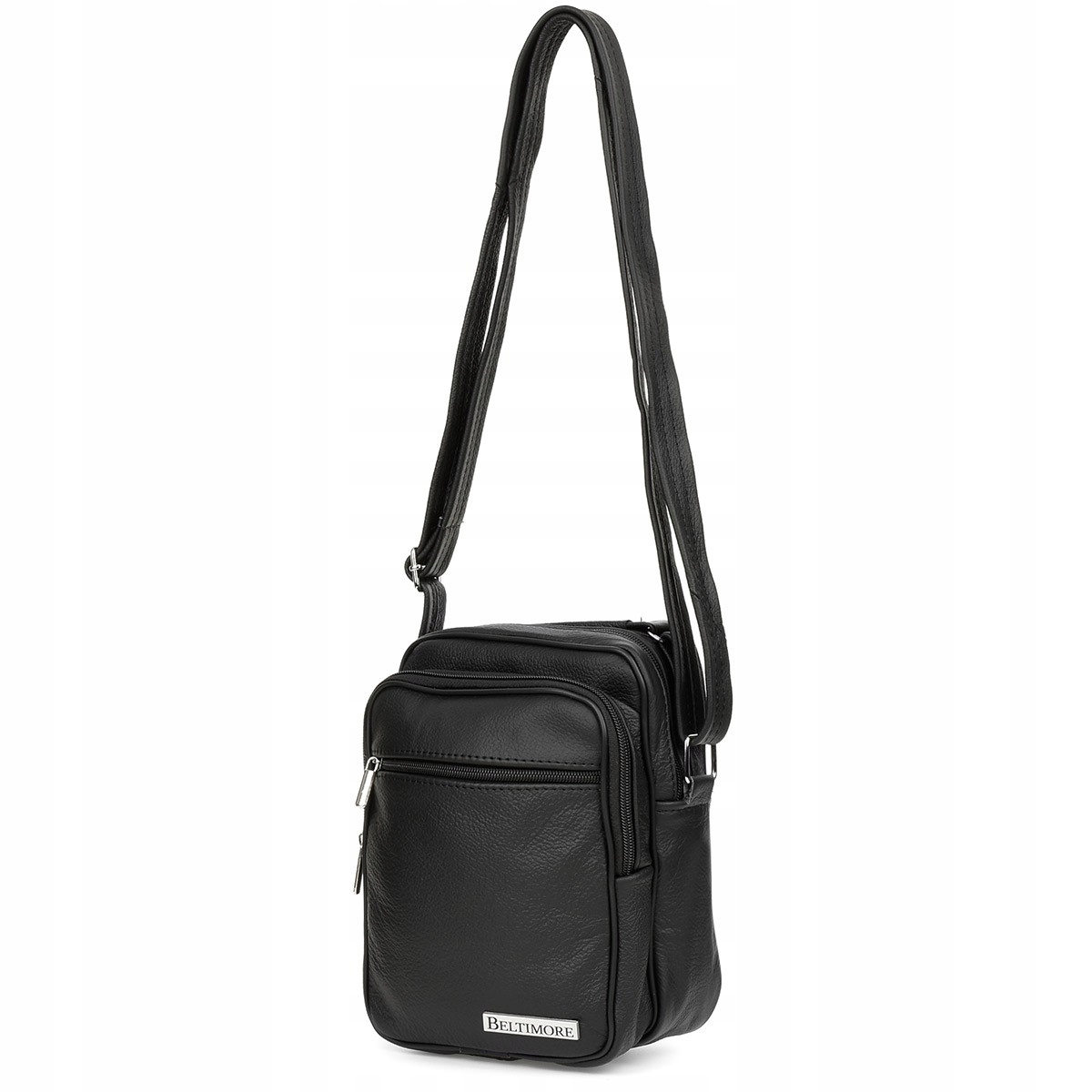 Beltimore černá pánská malá kožená taška kabelka přes rameno G62