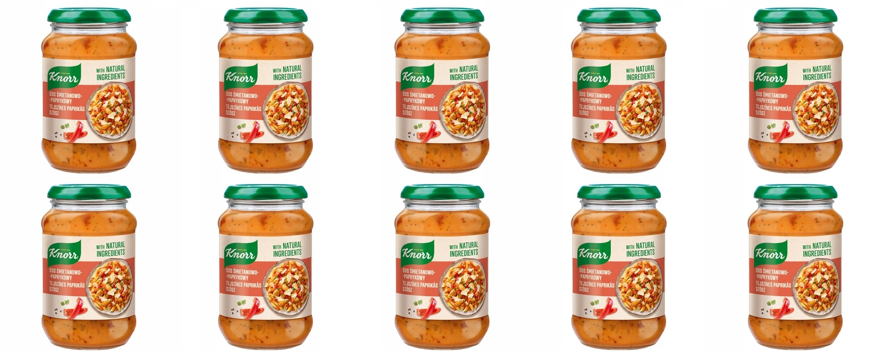 10x 400g Knorr Sos śmietanowo paprykowy Karton