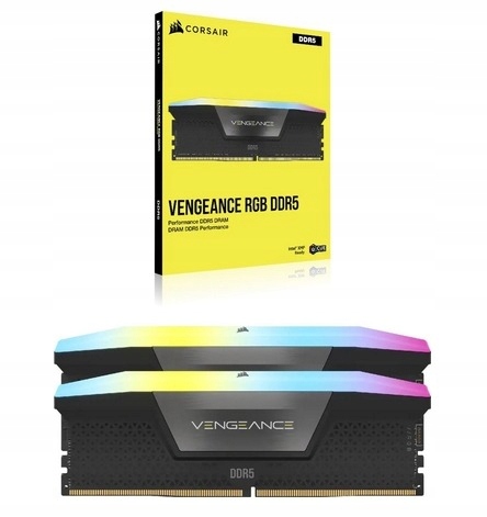 メモリー Corsair VENGEANCE DDR5 32GB 5200MHz Corsair Vengeance, DDR5, 32 GB, 5200MHz, CL40