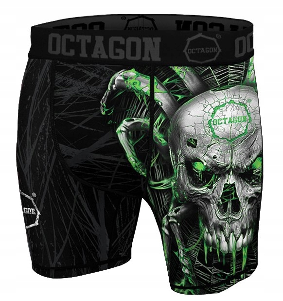 Octagon Spodenki Kompresyjne Vale Tudo Spiderskull L