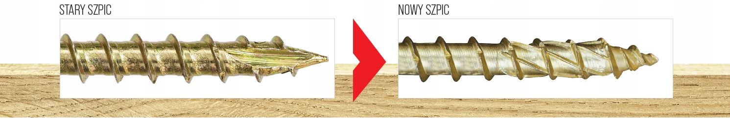 KMWHT WKRĘTY CIESIELSKIE 4X50 STOŻKOWE TORX 300SZT Producent Wkręt-Met