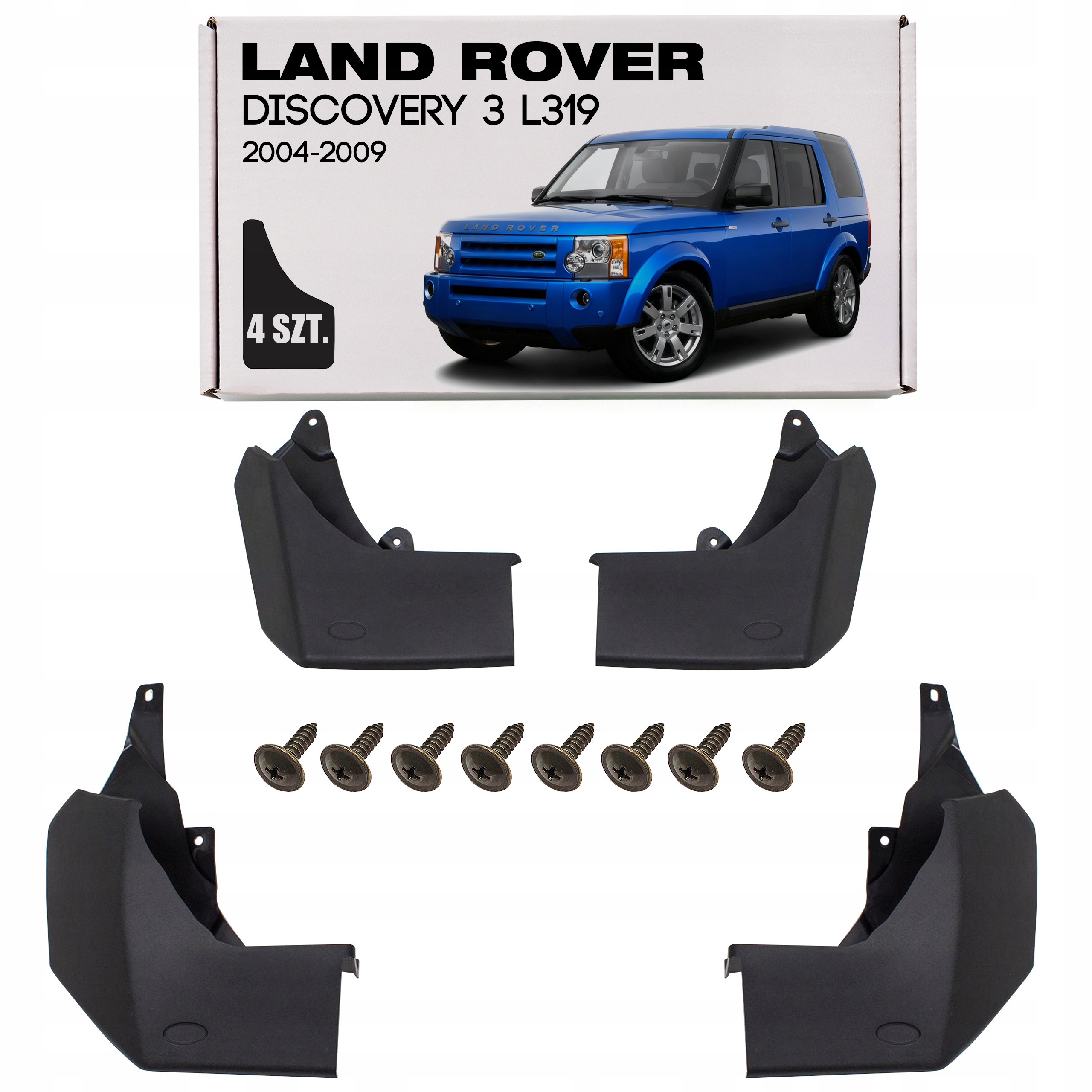 Land Rover Discovery 3 L319 04-09 Chlapčenské Pod Lakovanú Lištu Komplet