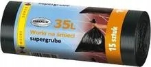

Worki na śmieci czarne 35L 15 szt. Grosik