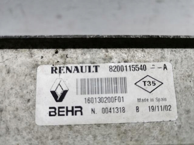 intercooler RENAULT MEGANE II SCENIC II 1.9 1.5