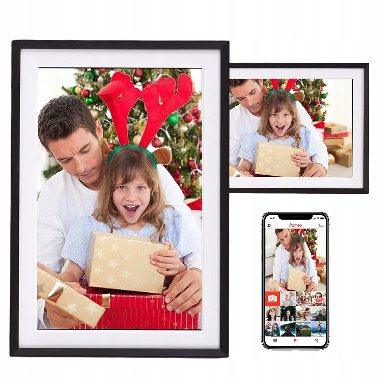 Rámeček Digitální 15.6" Ips Wi-fi Aplikace Frameo 32GB Sdílení Fotografií