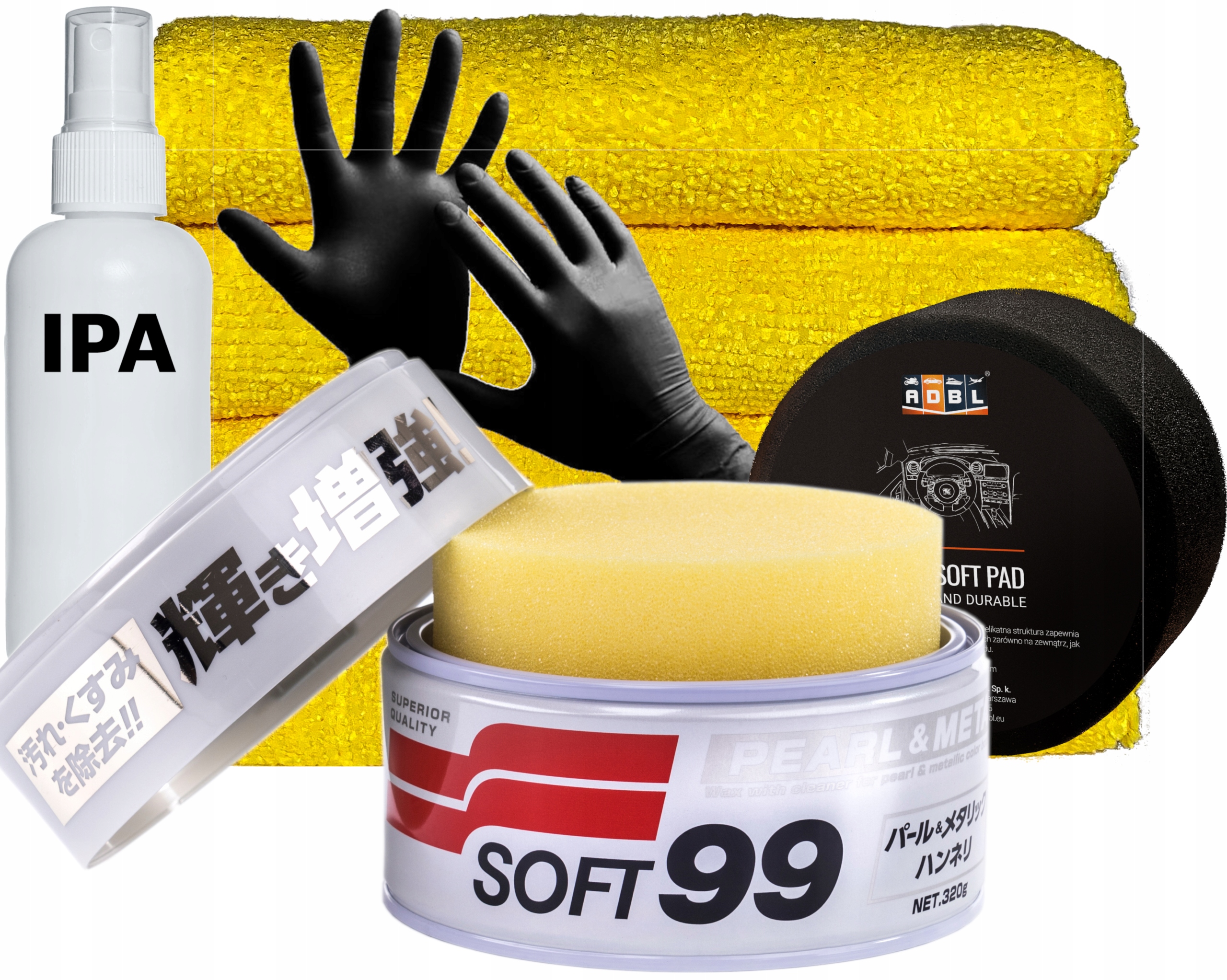 

Soft99 Pearl & Metallic Soft Wax Wosk Zestaw