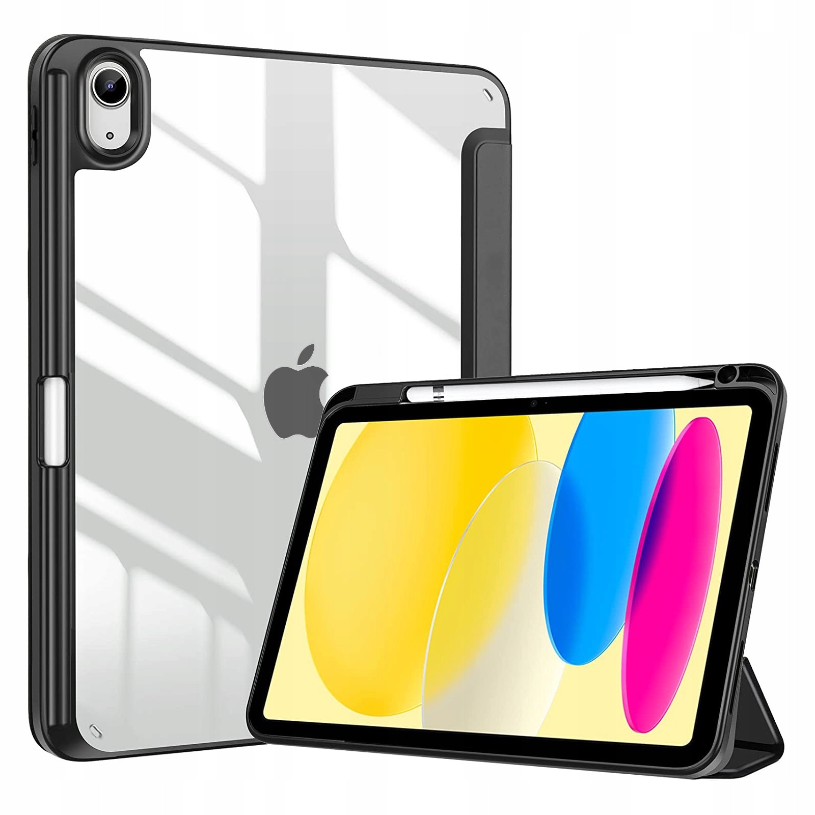 PRZEŹROCZYSTE ETUI DO APPLE IPAD GEN 10 A2757 10.9 CZARNY Dedykowana marka Apple