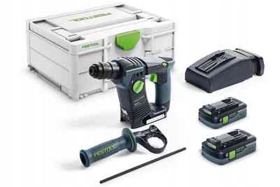 Festool Aku Vrtací Kladivo Bhc 18 Hpc 4,0 I -plus Vrtací Kladivo Sada XXL