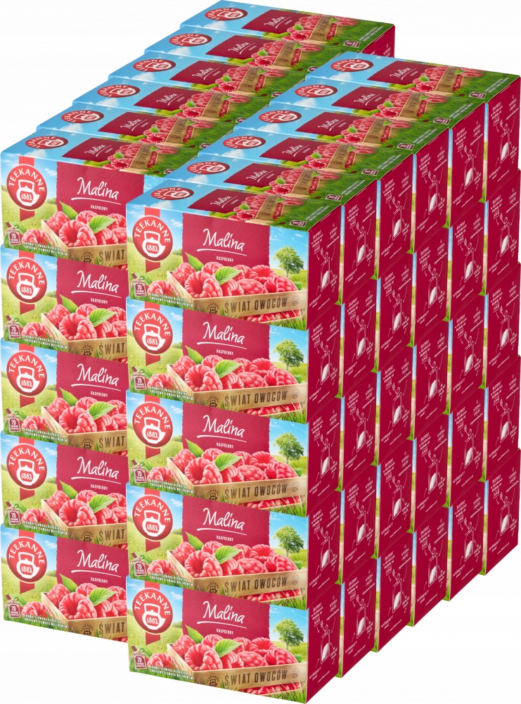 Teekanne Raspberry Malina 20 kopert herbata ekspresowa owocowa x60