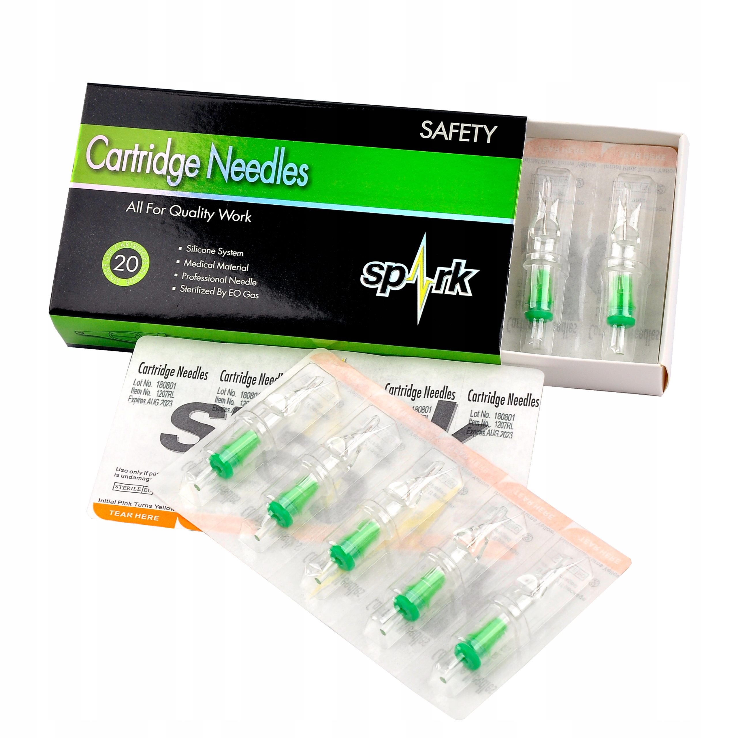 

Cartridge Pro igła do tatuażu 5RL 0,30mm -pudełko-