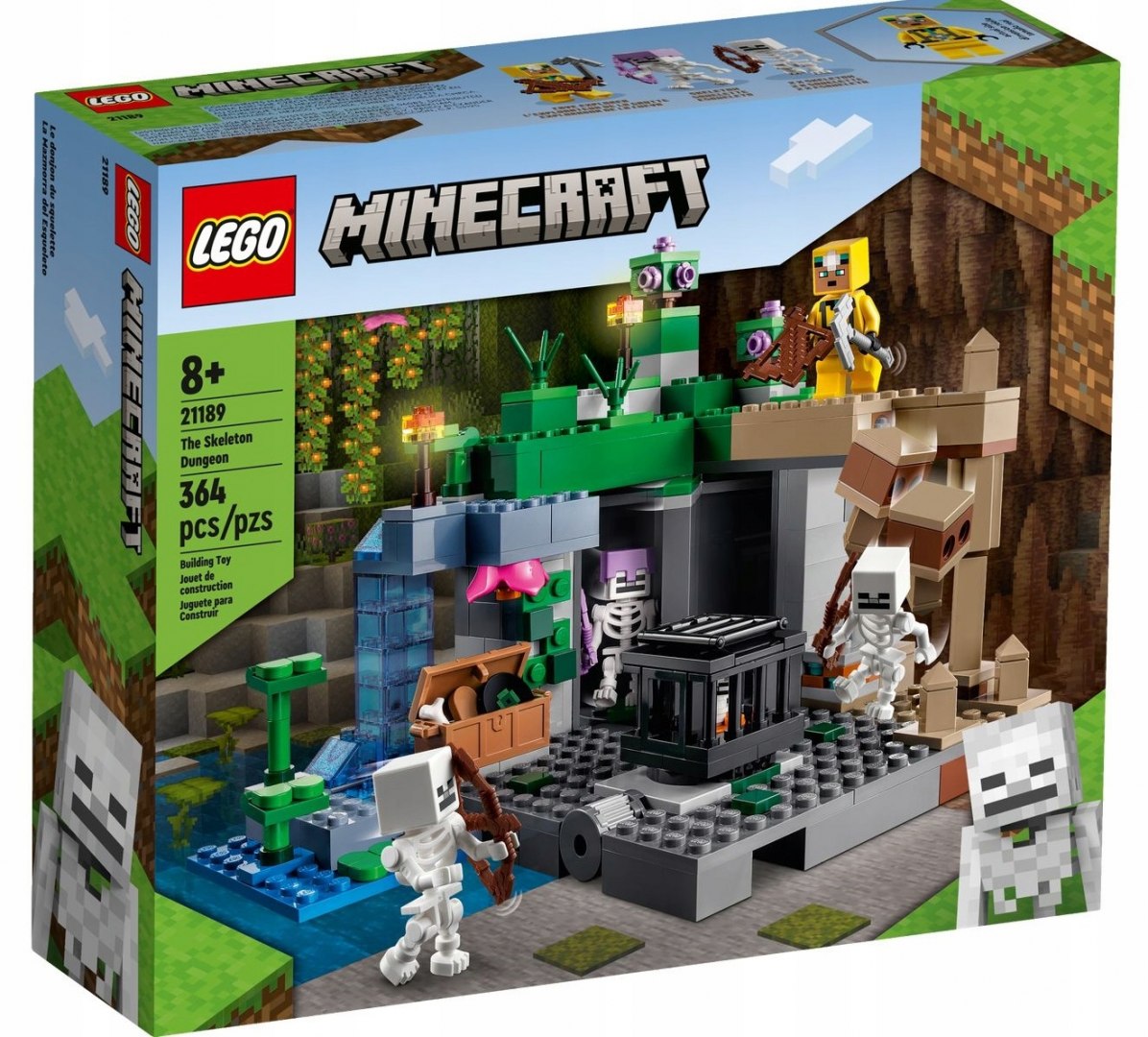 

Lego 21189 Minecraft Loch szkieletów