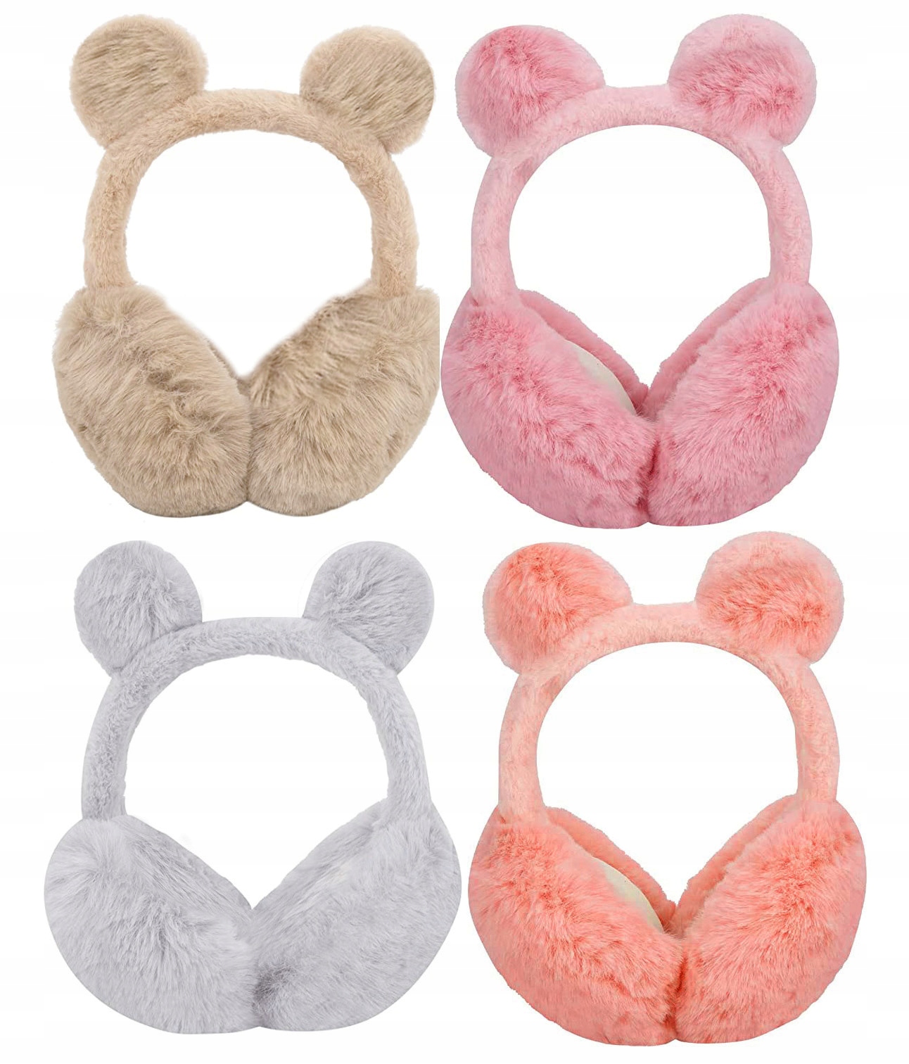 NAUSZNIKI ZIMOWE CIEPŁE FUTERKO OCIEPLANE 56 Marka inna