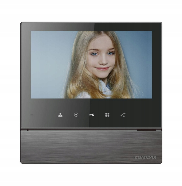 

Wideo Domofon Monitor Commax Dark Silver 16-28VDC