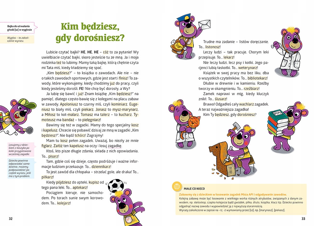 Bajki Logopedyczne Misia API 4-6 Greg Język publikacji polski