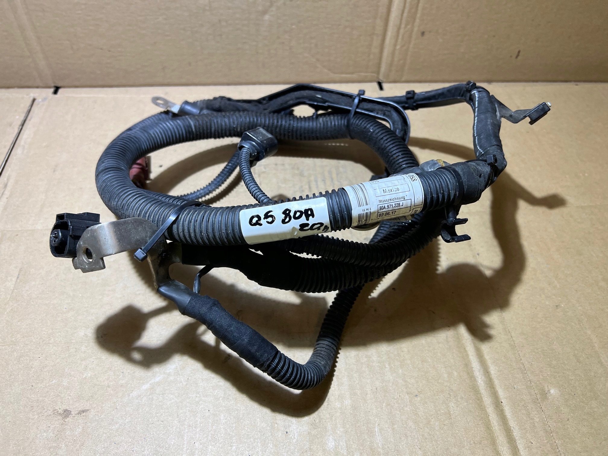 AUDI Q5 80A 2.0 TFSI bundle alternator ROZRUSZNIKA 80A971228J