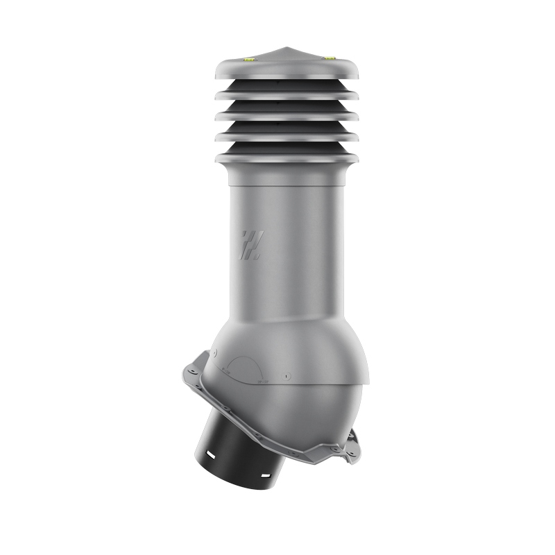 Vetrací krb HiVent pre trapézový plech profil T18 fi 150 mm grafit