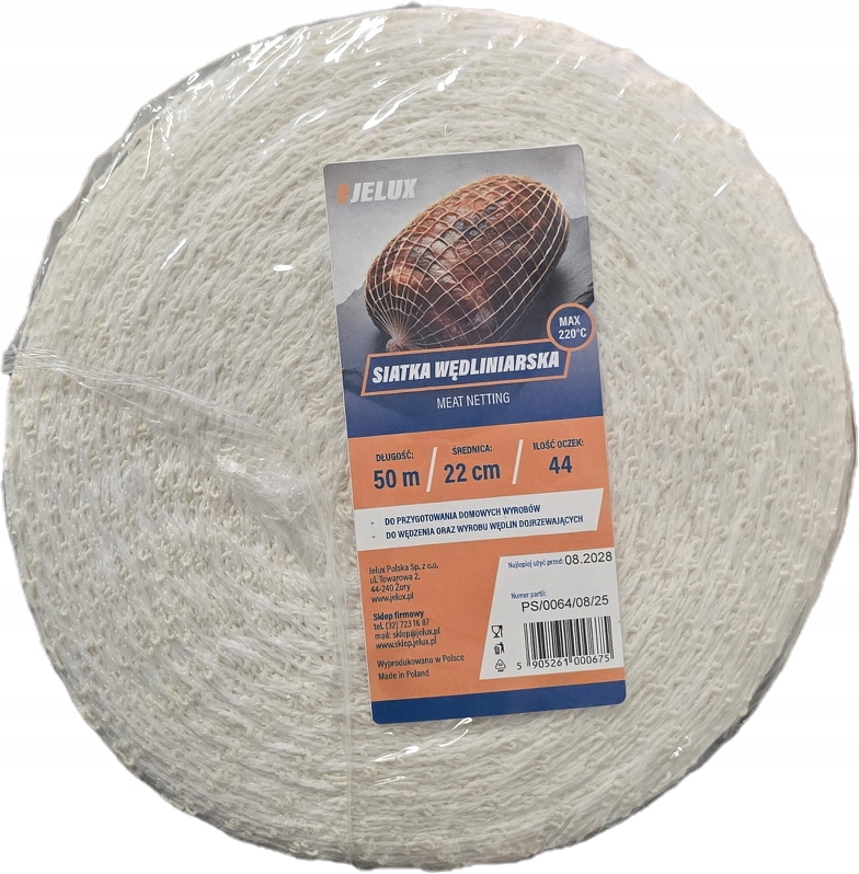 Levně Uzenářská síťka Jelux 220/44 50 m