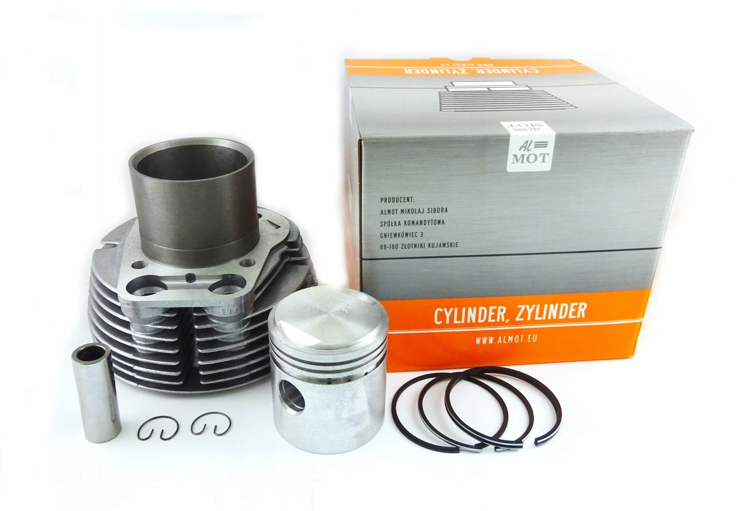 T11143/1 - Циліндр SIMSON AWO SPORT + поршень K20 комплект ALMOT