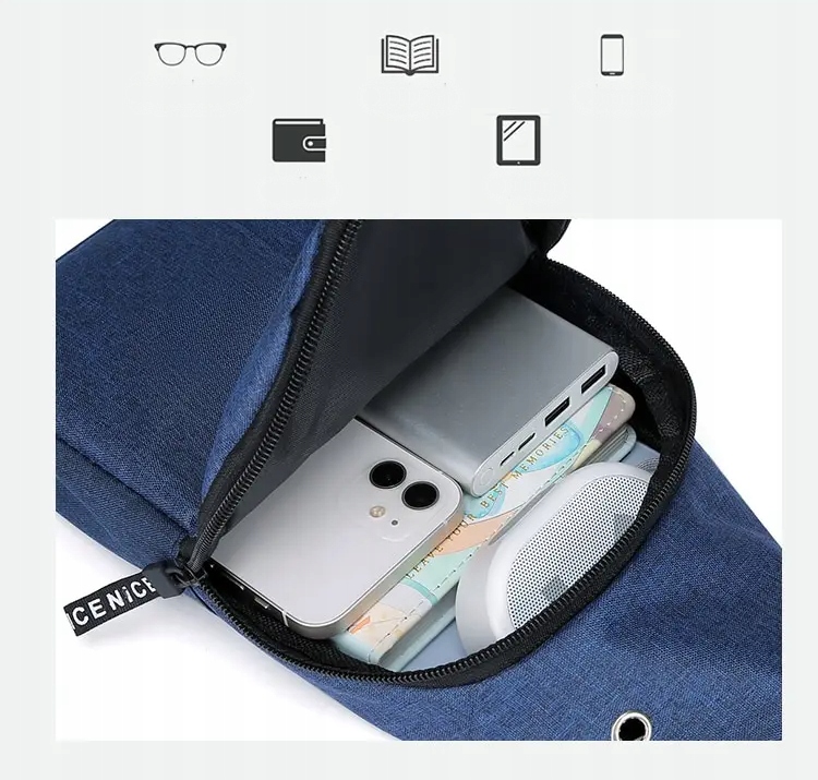 MĘSKA SASZETKA TOREBKA NERKA NA RAMIĘ SPORTOWA TORBA MIEJSKA Płeć mężczyzna