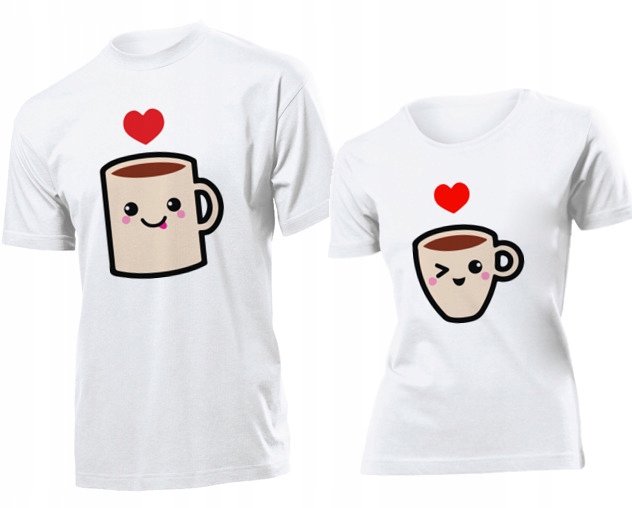 

Koszulki dla par Kocham Cie Jak Kawe XL