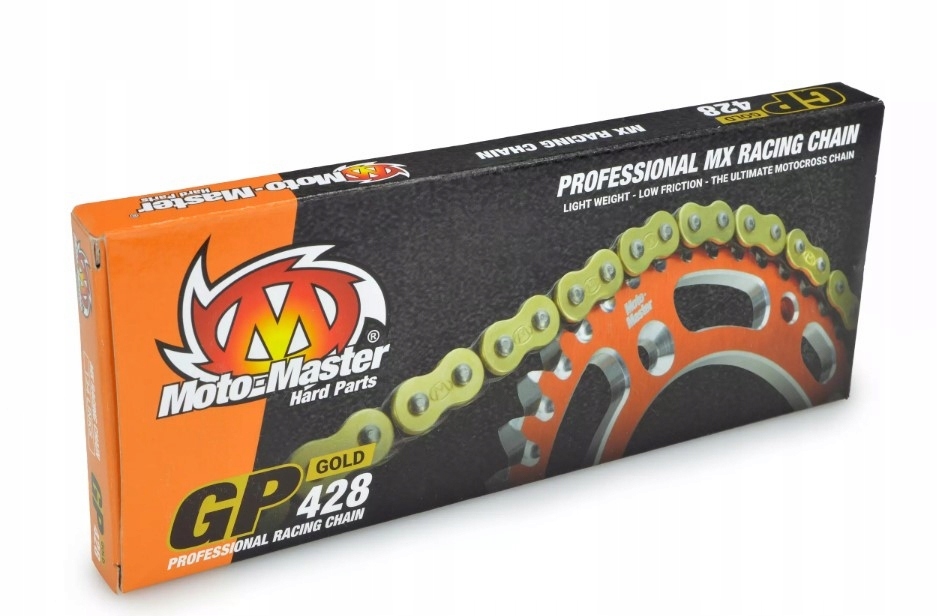 Moto-master Hnací Reťazec GP-428 MX Profesionálny Motocross Racing Chain