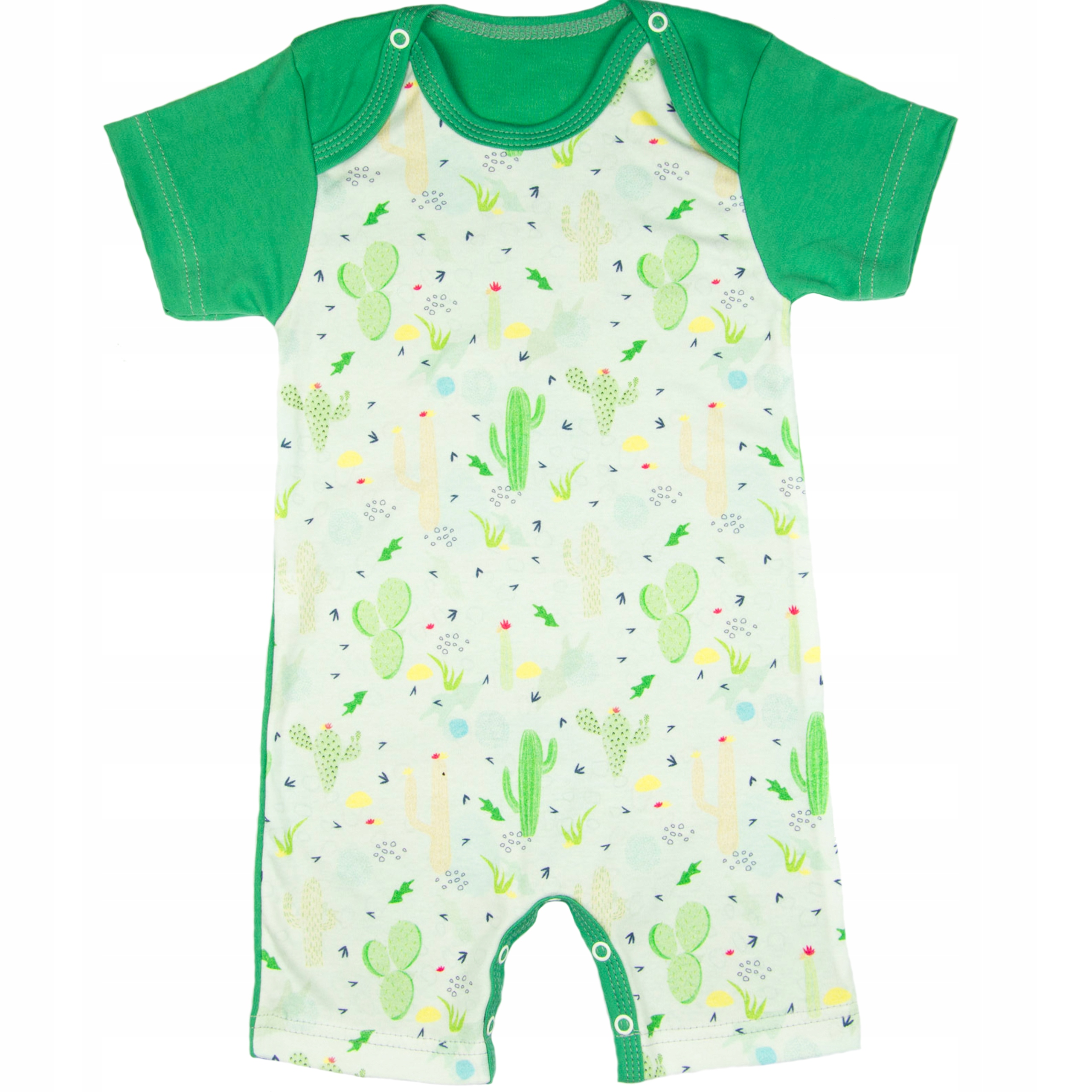 

Rampers Krótki Pajac pajacyk niemowlak kaktusy 86