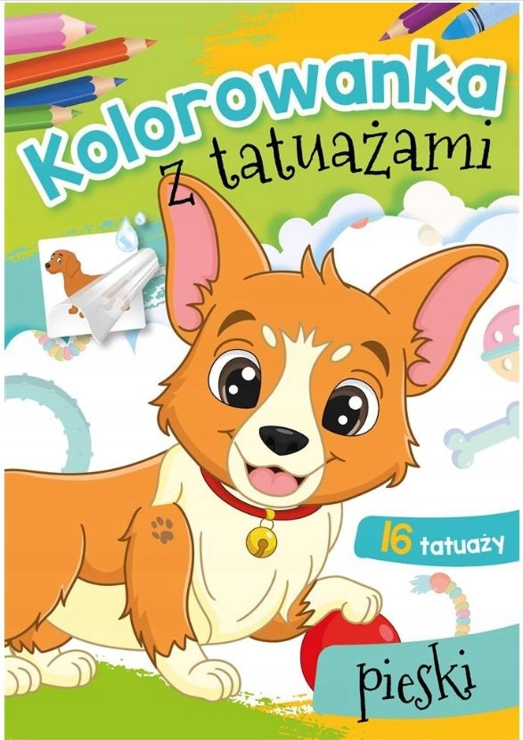 

Kolorowanka Z Tatuażami Pieski 16 Tatuaży