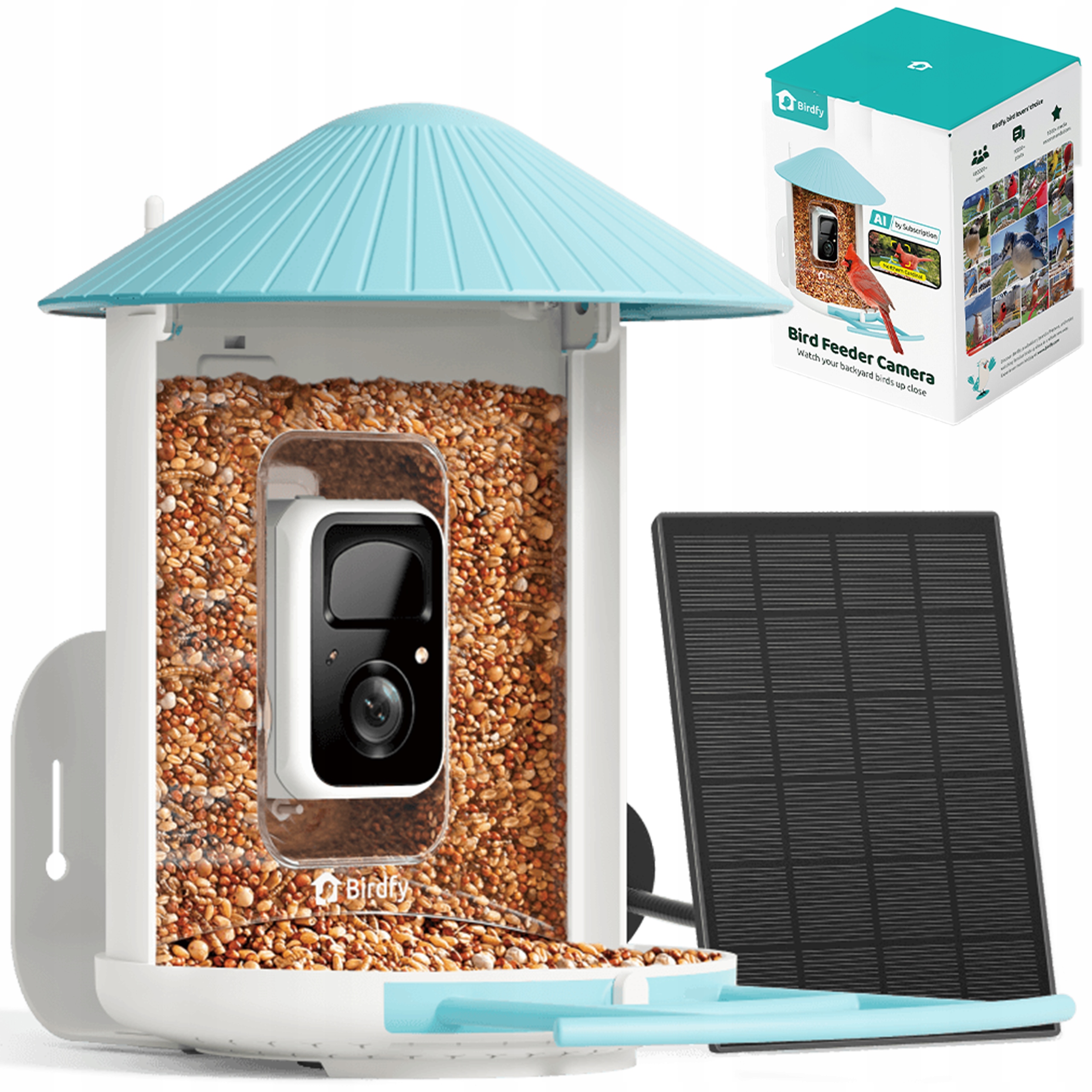 Birdfy Feeder Ai – Krmítko pro ptáky s kamerou Ai s rozpoznáváním druhů