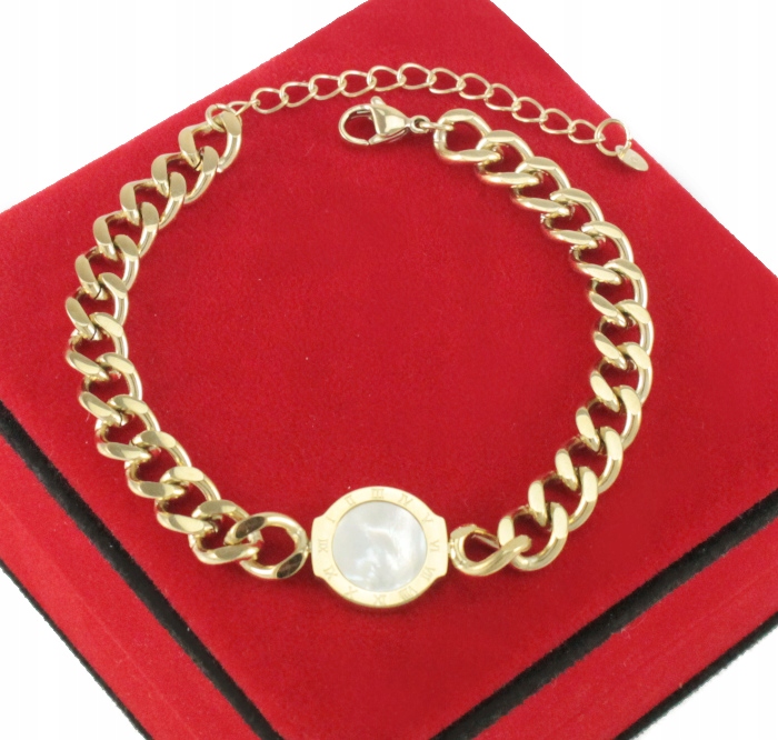 

Bransoletka Dwustronna Łańcuch Premium Stal 316L