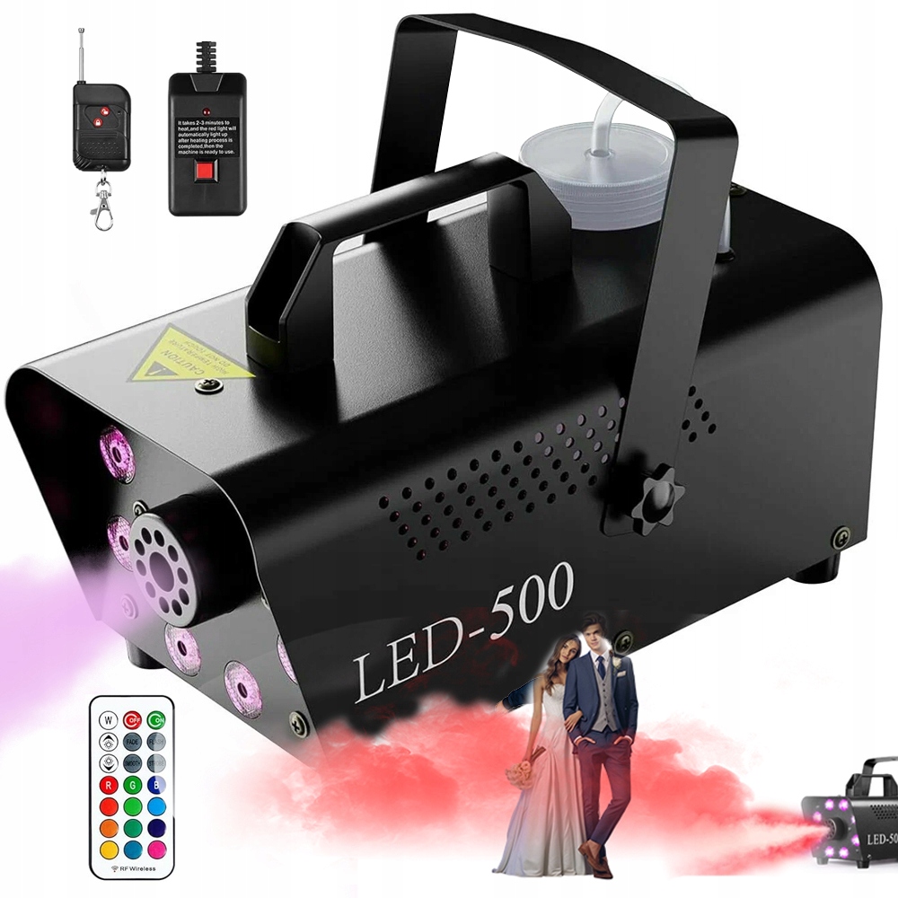 Inteligentní Scénický Kouřový Stroj S 8 Led Diodami Pro Svatební Hostina Scénických Akcí