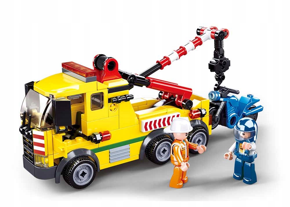 

Klocki Sluban Ciężarówka Laweta Pomoc Drogowa Town