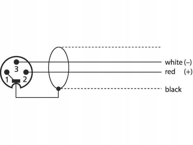 MONACOR MCA-100P/XP- Kabel połączeniowy audio XLR Marka Monacor