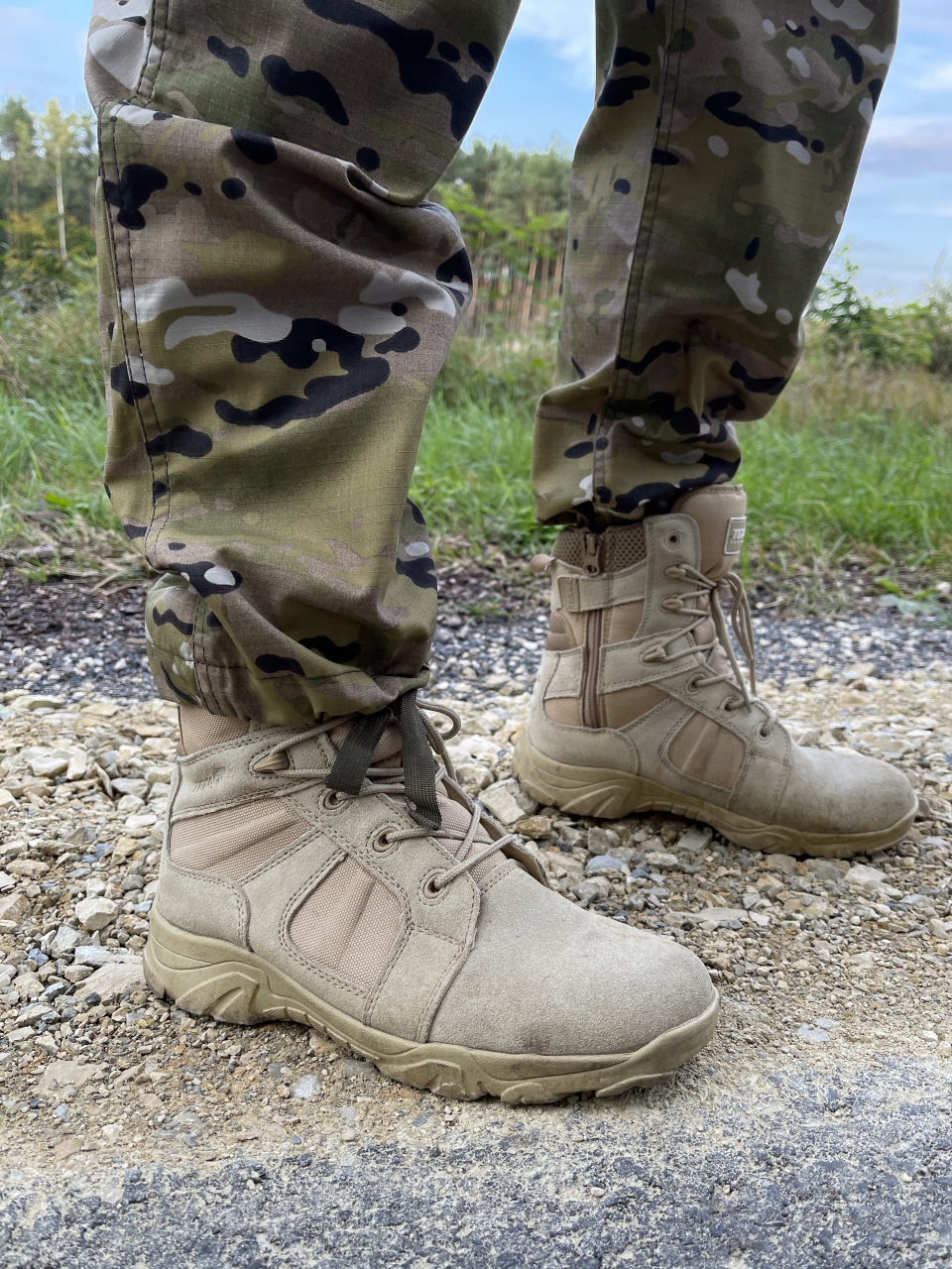 Spodnie Wojskowe Bojówki Taktyczne MULTICAM Rip-Stop MORO L Fason bojówki