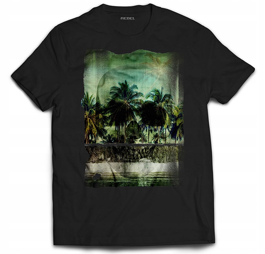 

Prezent Grafika Czacha Skull Palms Koszulka 4XL