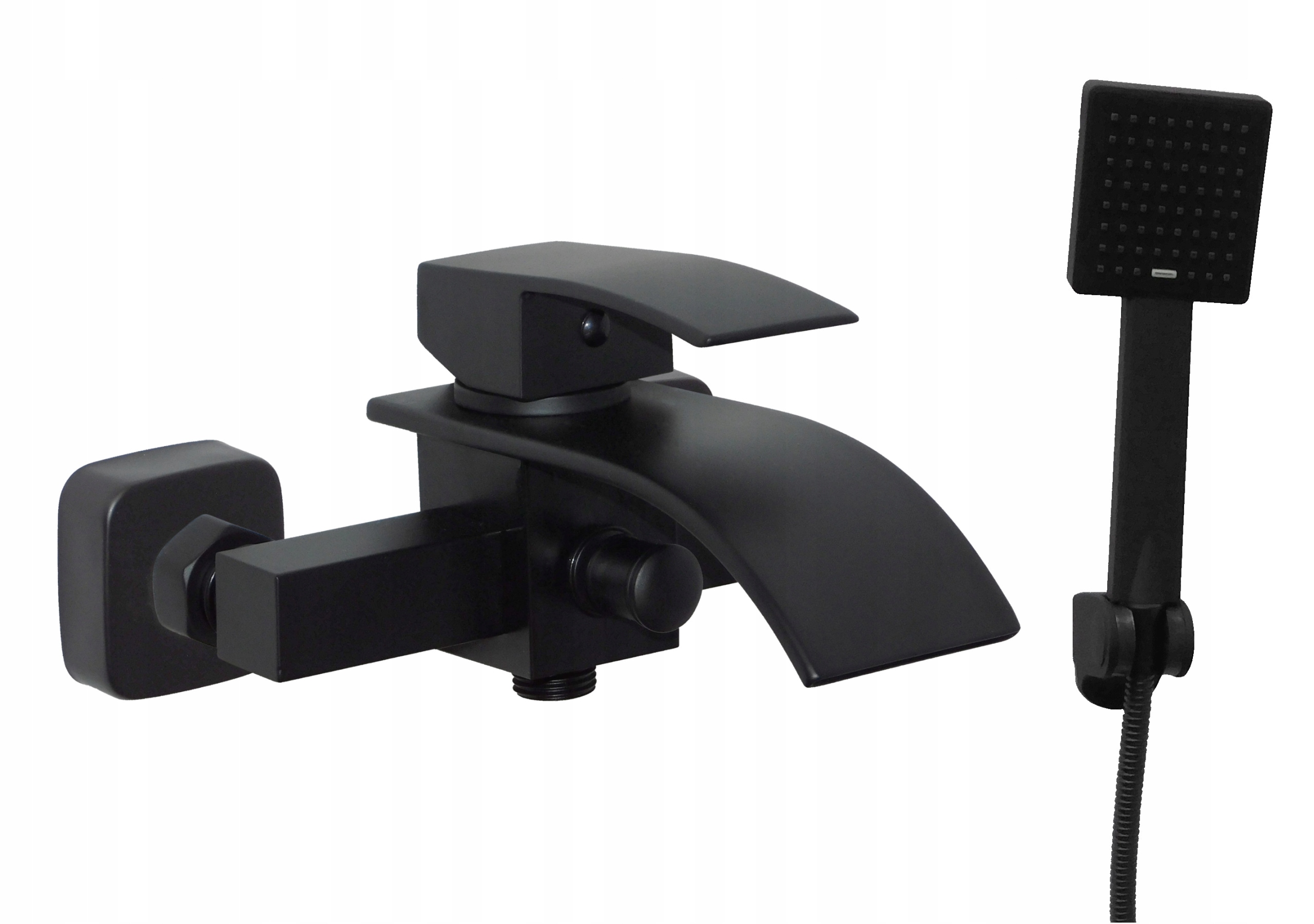 BATERIA WANNOWA ŚCIENNA KASKADA MODENA CZARNA