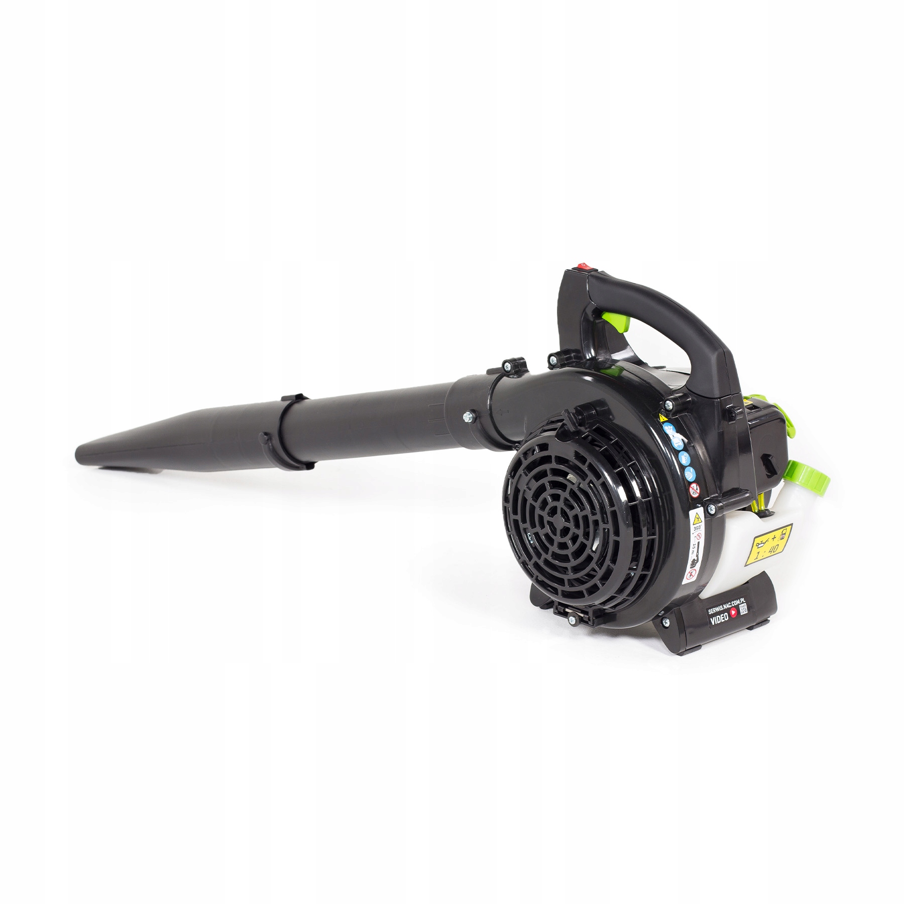 MOCNA DMUCHAWA SPALINOWA ODKURZACZ do LIŚCI Z ROZDRABNIACZEM NAC 3w1 + OLEJ Marka NAC