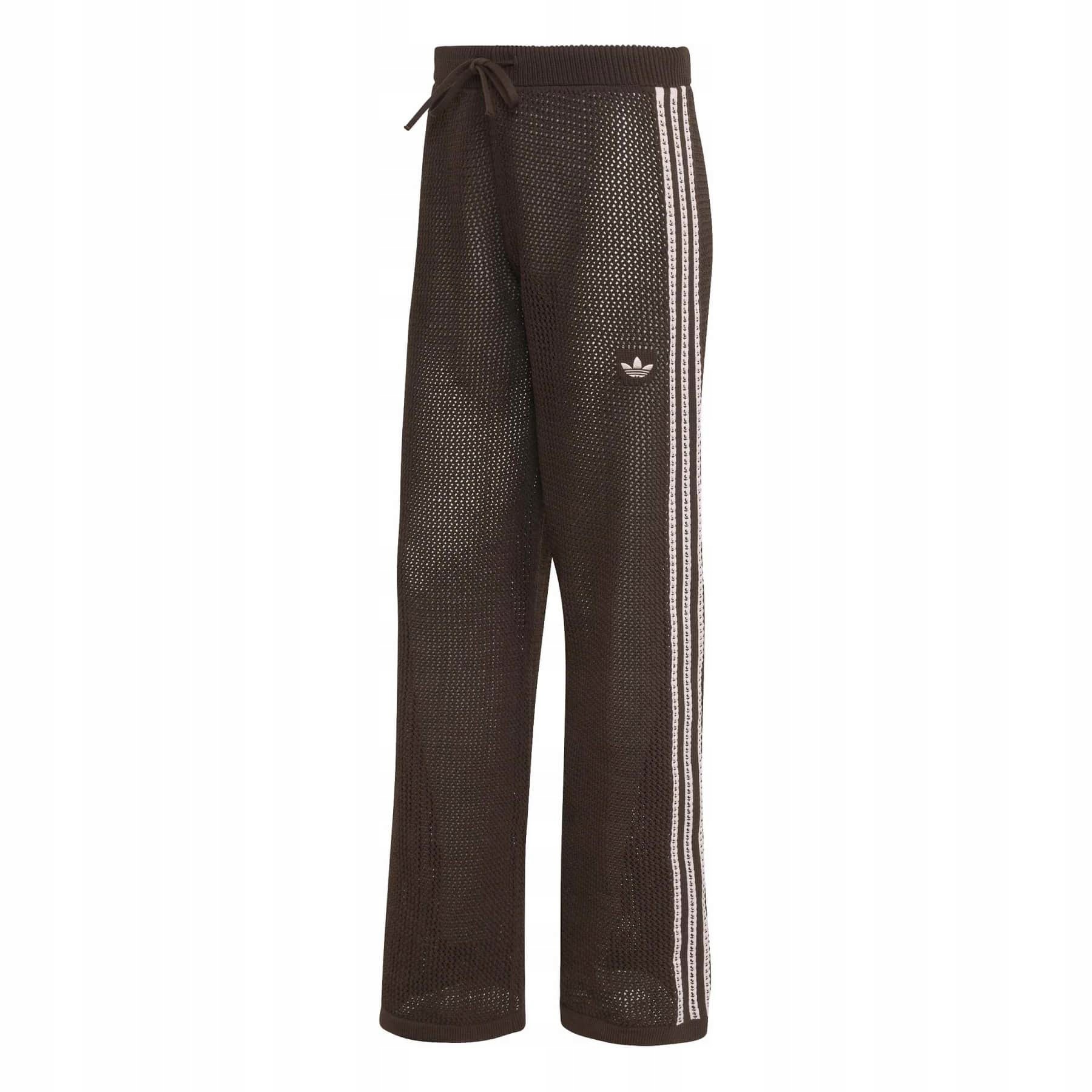 Dámské teplákové kalhoty adidas Crochet hnědé KE0201, velikost L