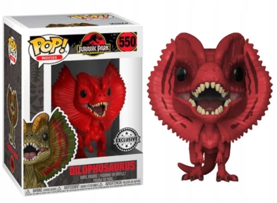 Funko Pop! Jurský park filmy Dilophosaurus (Rd) Exkluzivní 9 cm