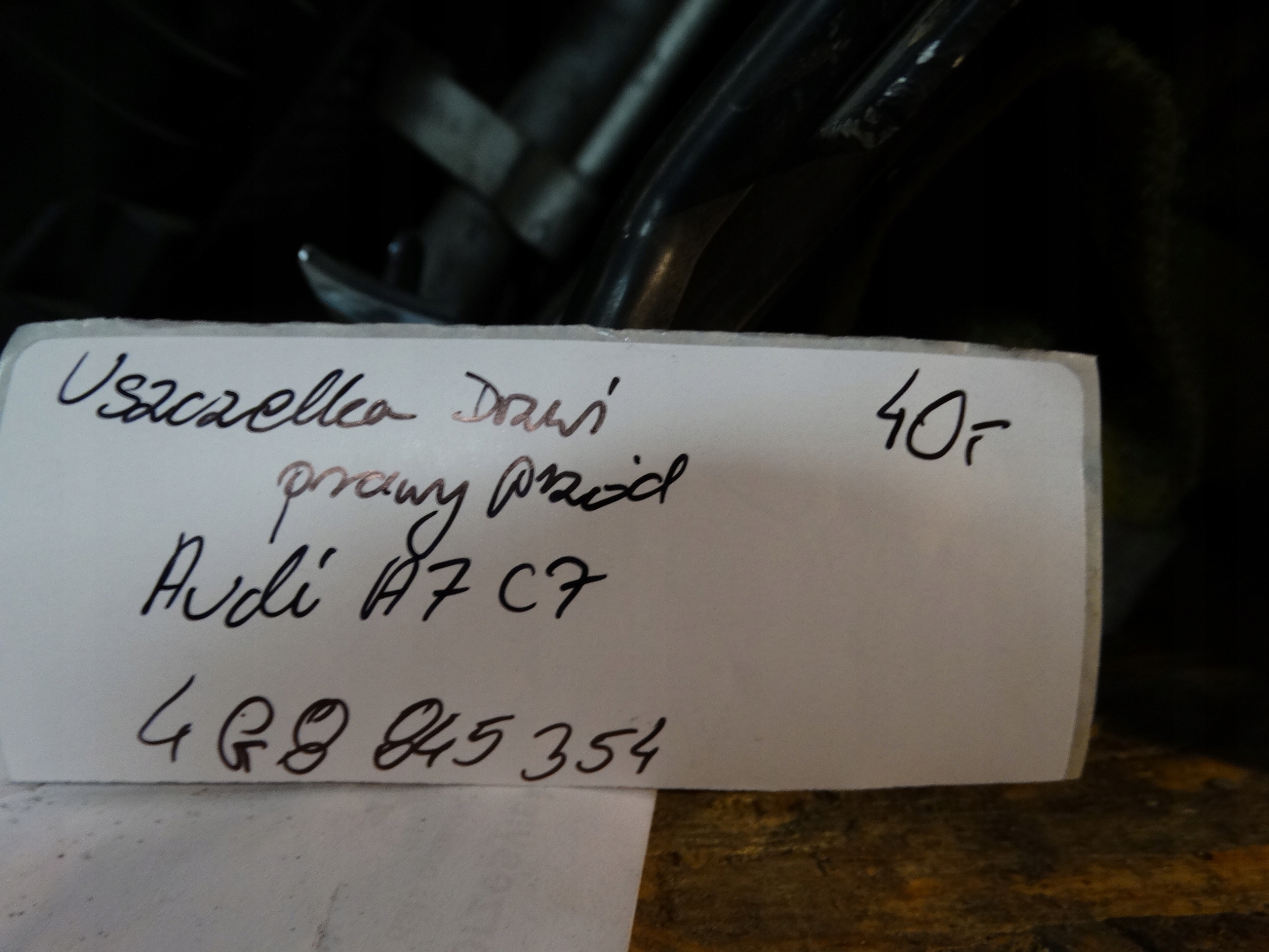 IDEALNA gasket door right front AUDI A7 C7 1