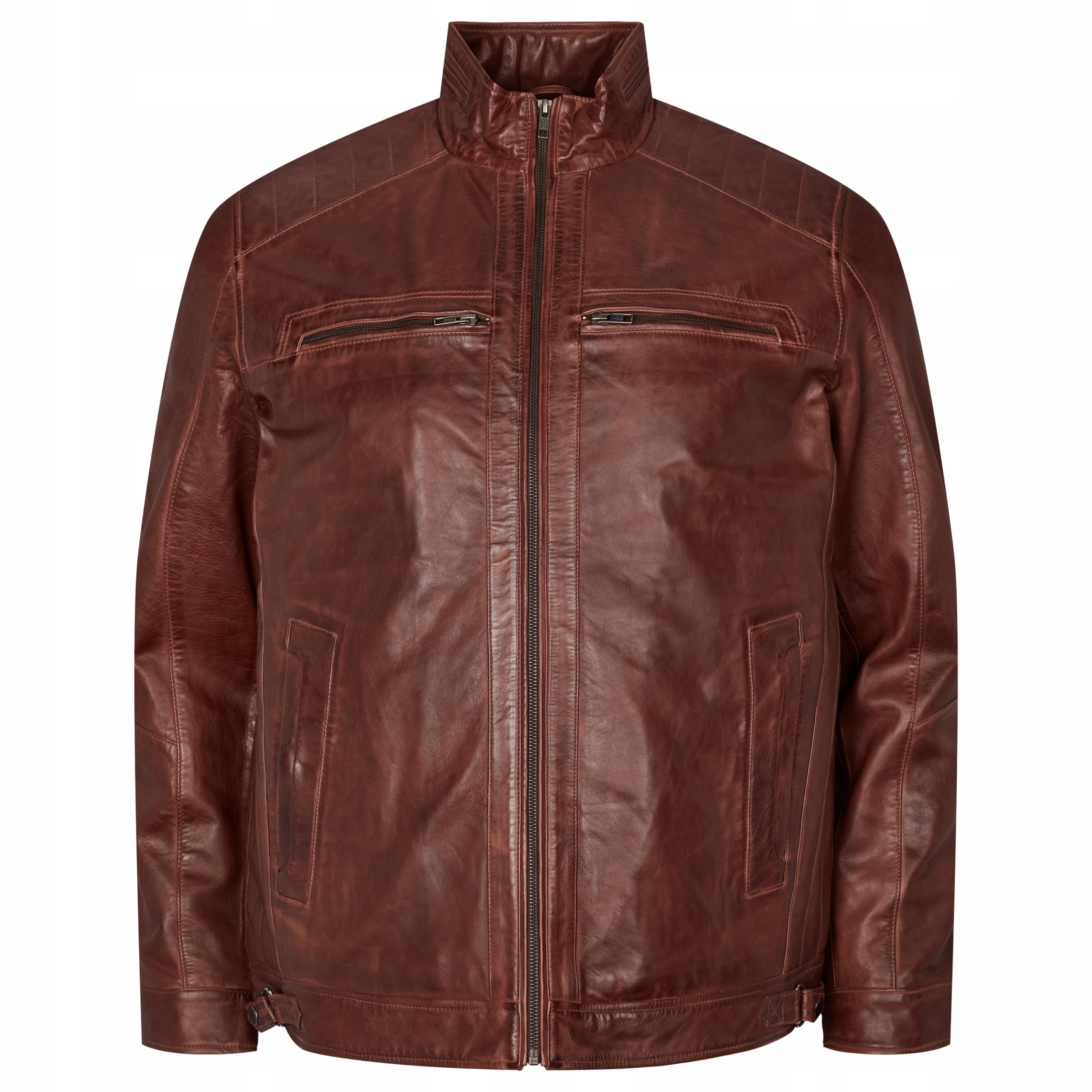 North Velká Kožená Bunda Kožené Velikosti 6XL