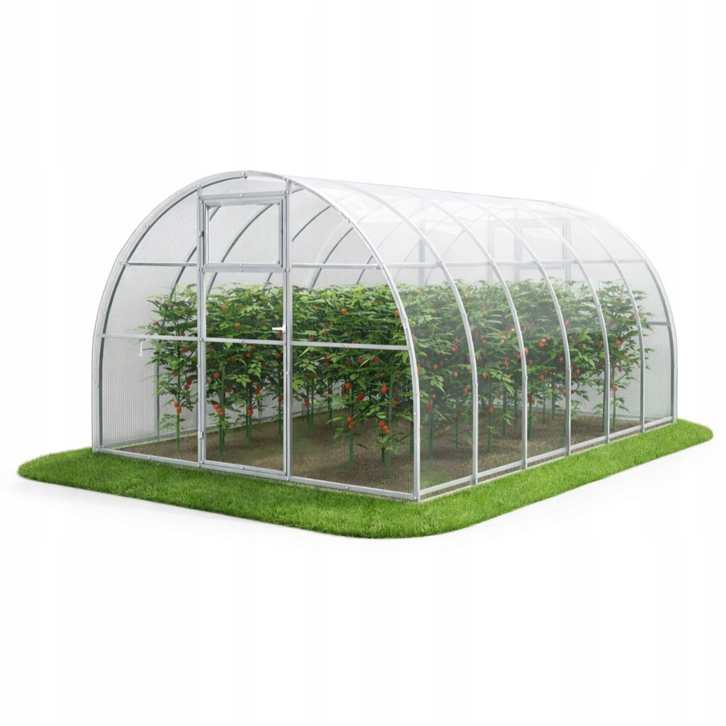 Skleník z polykarbonátu Zahradní tunel 3x4 m, profil 40x20, polykarbonát 6 mm