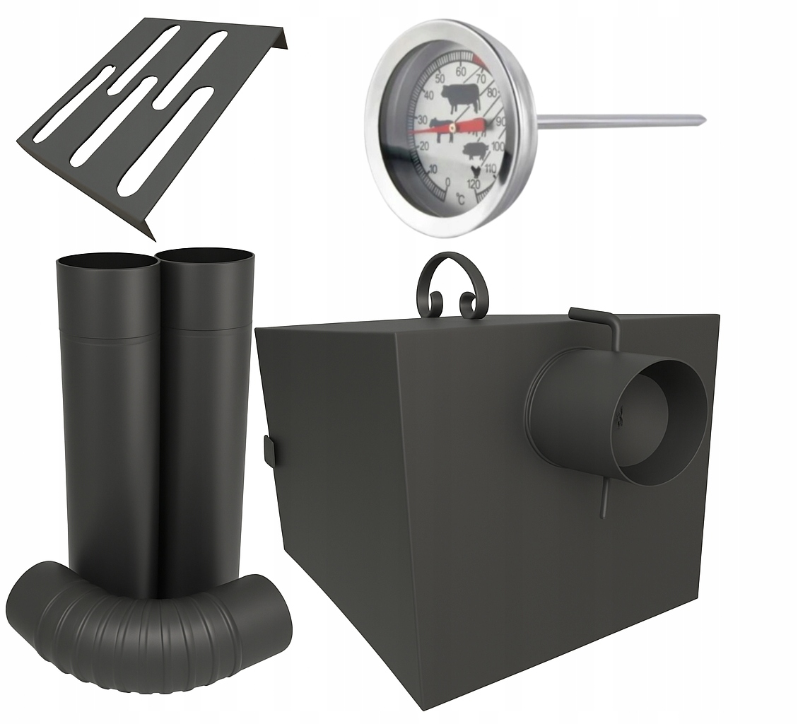 Duże Palenisko Do Wędzarni 40/30/30 Piecyk Rury Zestaw Follow NatureGRATIS