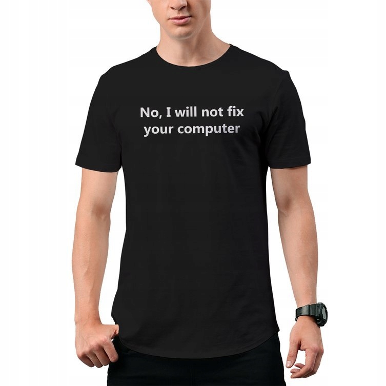 

Koszulka T-Shirt Prezent Dla Informatyka L
