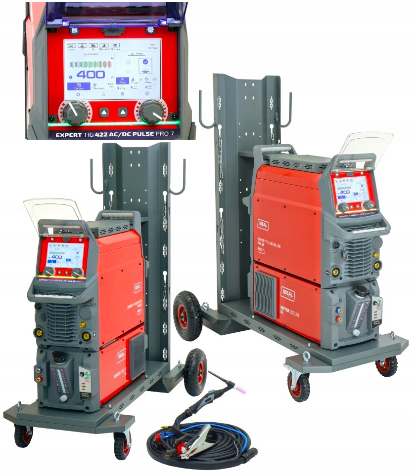 Spawarka Ideal Expert Tig 422 Ac/dc Pulse Pro7 LCD Mma Aluminium 400V