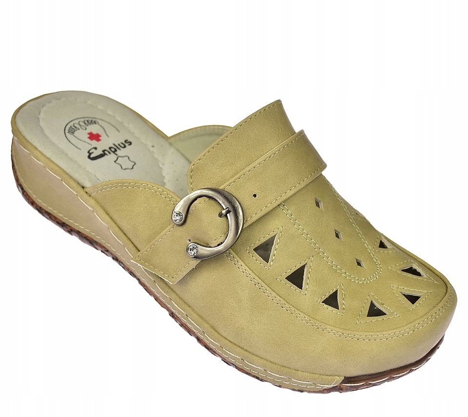 

Klapki damskie medyczne Enplus RS038 beż roz. 40