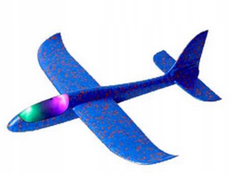 

Samolot Styropianowy Led Szybowiec Rzutka 47 CM